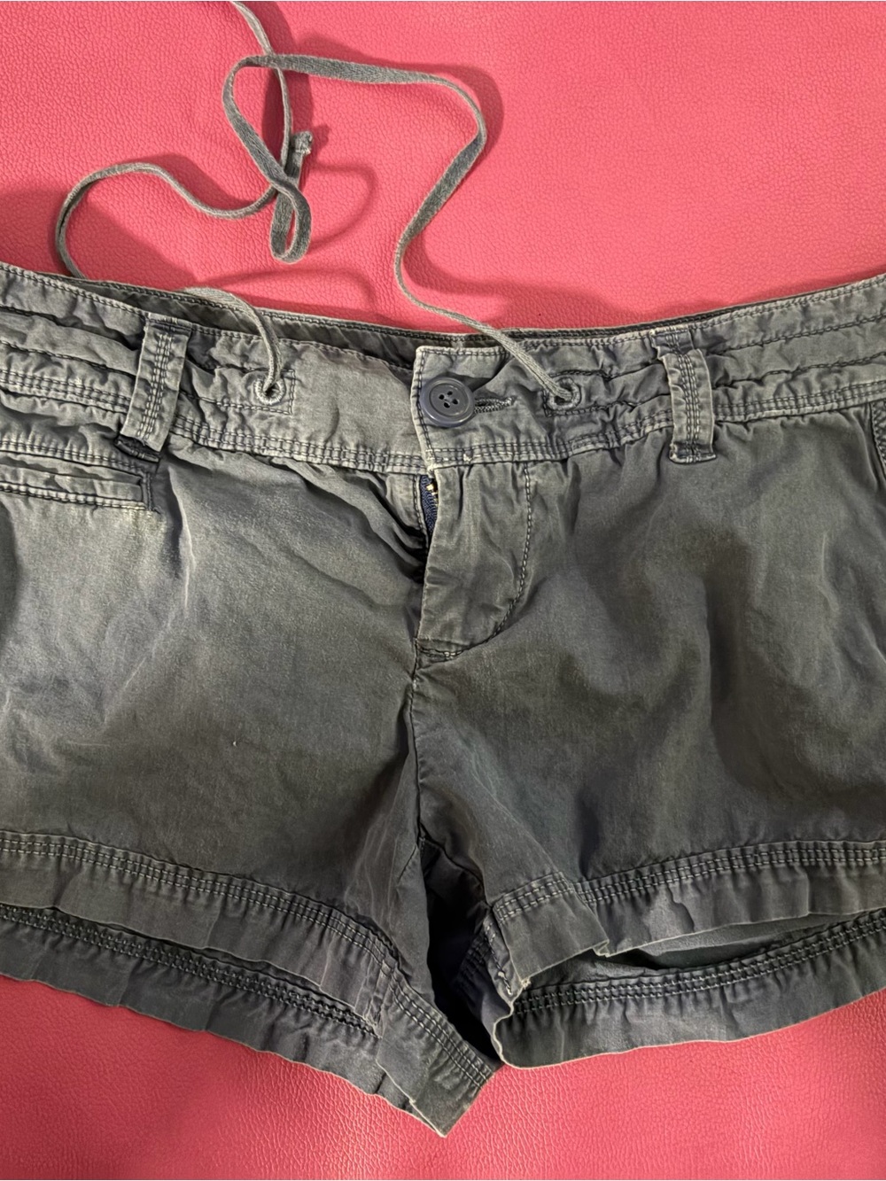 American Eagle Outfitters Olive Drawstring Waist Shorts